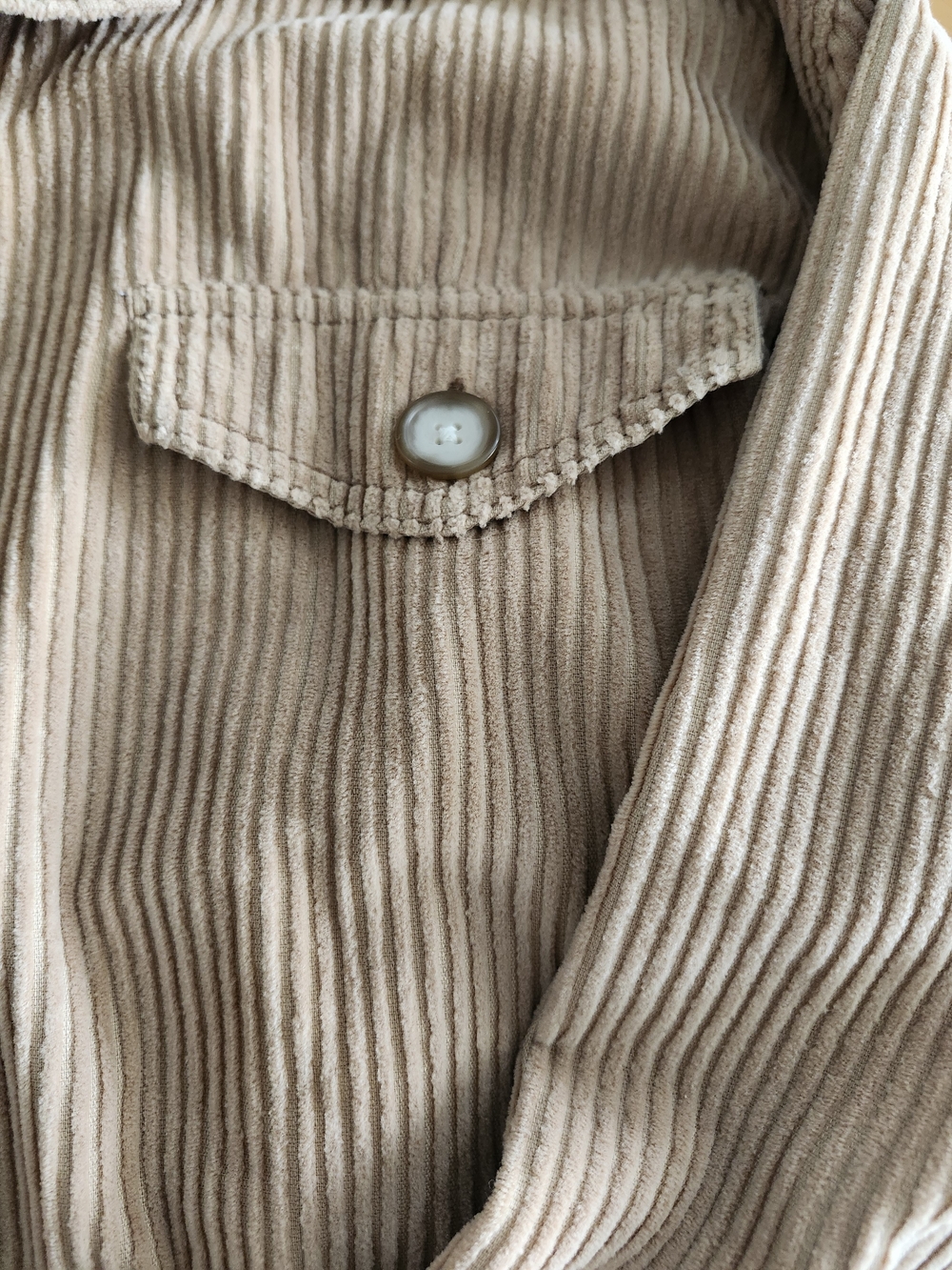 American Eagle Outfitters Tan Corduroy Jacket With Pockets - Picture 6 of 10